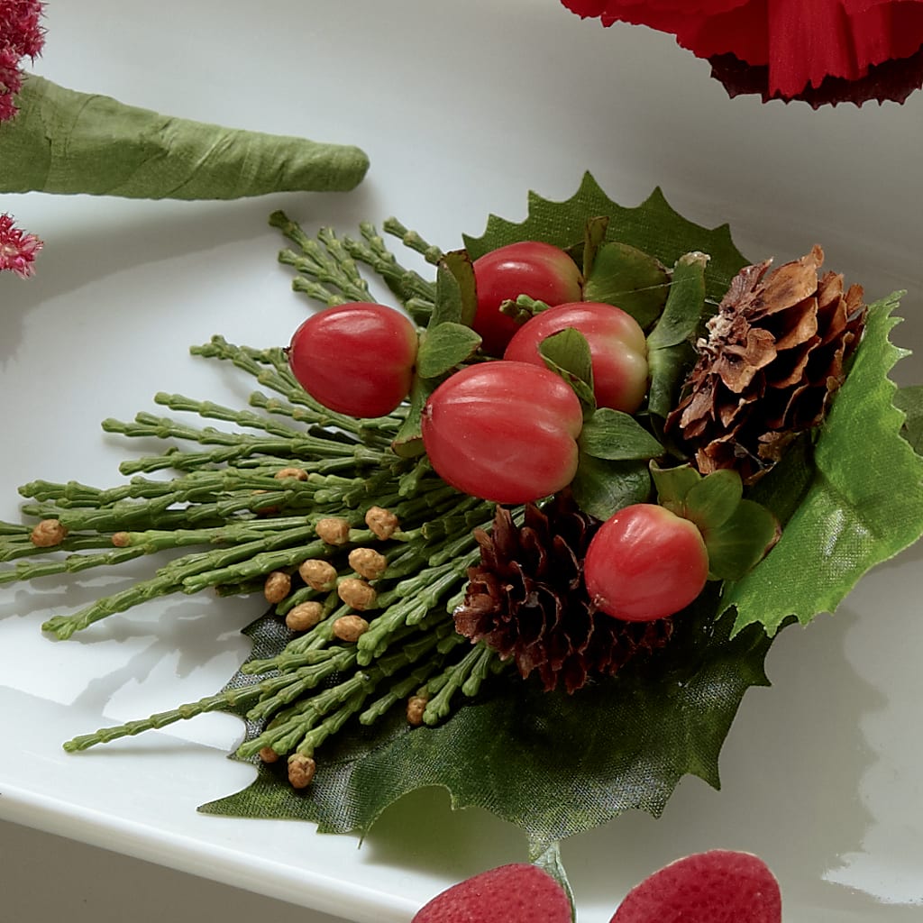 Red Berry Boutonniere – Luxe Arrangements, Agawam MA
