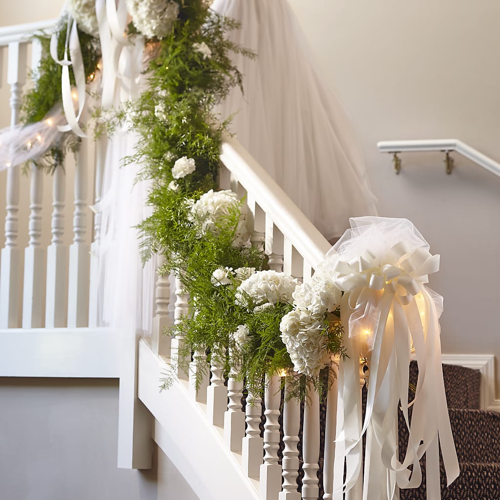 Champagne Dreams Garland – Luxe Arrangements, Agawam MA