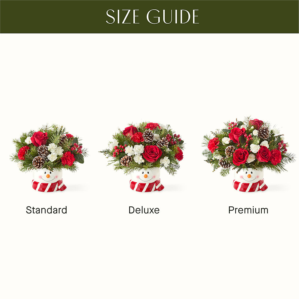 Jolly Snowman Bouquet –  Luxe Arrangements, Agawam MA
