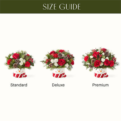Jolly Snowman Bouquet –  Luxe Arrangements, Agawam MA