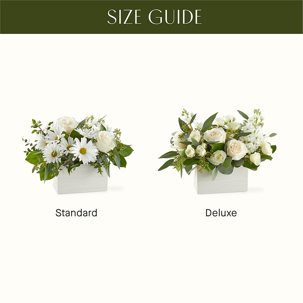 Fresh Linen Box Bouquet –  Luxe Arrangements, Agawam MA