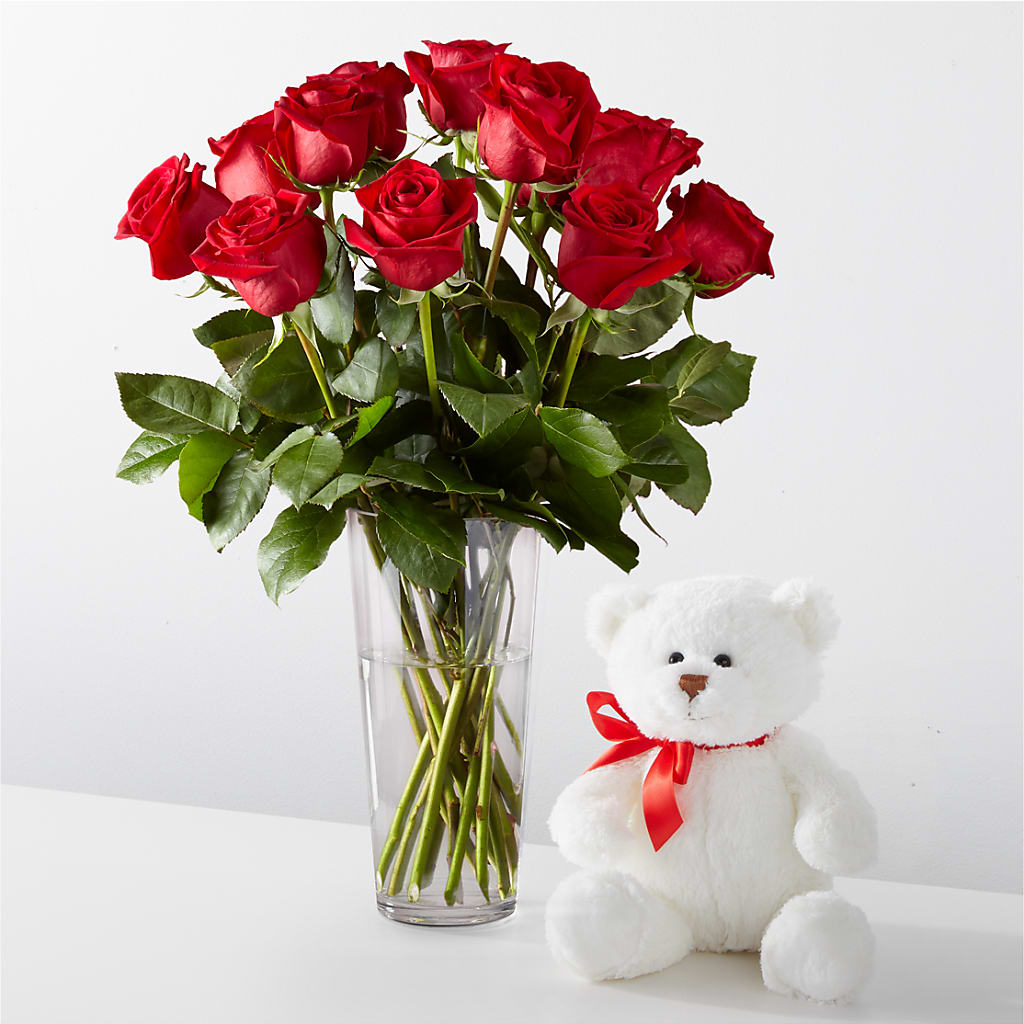 Romantic Long Stem Red Rose Bouquet Bundles –  Luxe Arrangements, Agawam MA