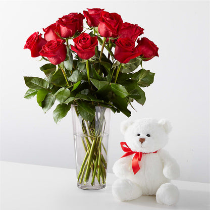 Romantic Long Stem Red Rose Bouquet Bundles –  Luxe Arrangements, Agawam MA