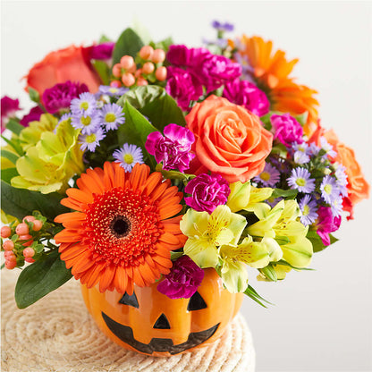 Tricks & Treats Pumpkin –  Luxe Arrangements, Agawam MA