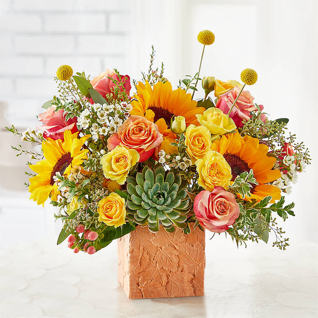 Sunflower Season Bouquet –  Luxe Arrangements, Agawam MA