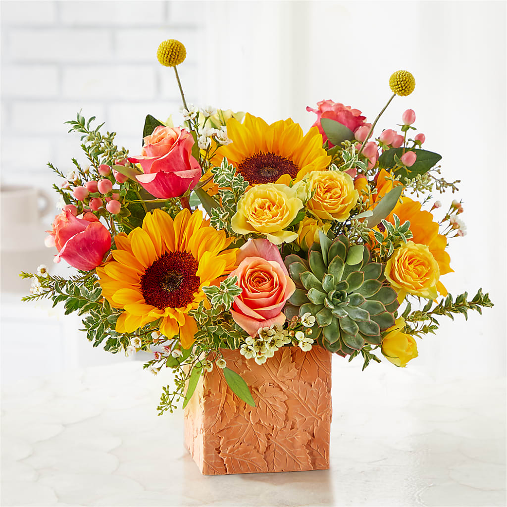 Sunflower Season Bouquet –  Luxe Arrangements, Agawam MA