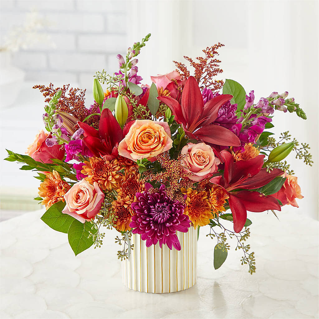 Burgundy Landscape Bouquet –  Luxe Arrangements, Agawam MA