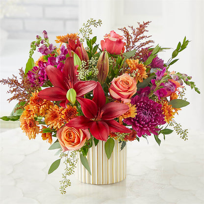Burgundy Landscape Bouquet –  Luxe Arrangements, Agawam MA