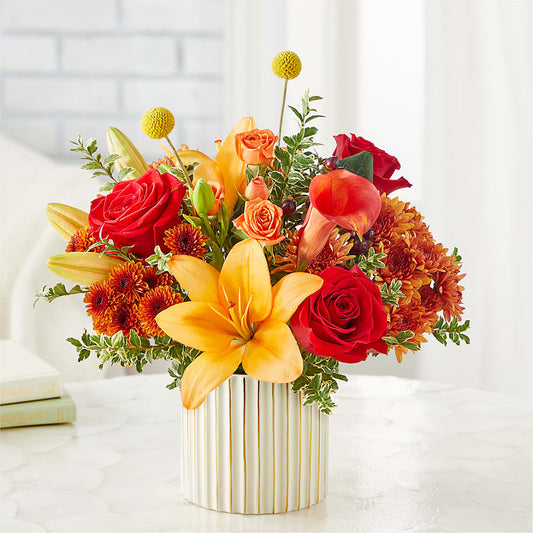 Scarlet Skies Bouquet –  Luxe Arrangements, Agawam MA