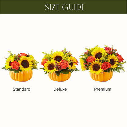 Pick of the Patch Pumpkin Bouquet –  Luxe Arrangements, Agawam MA