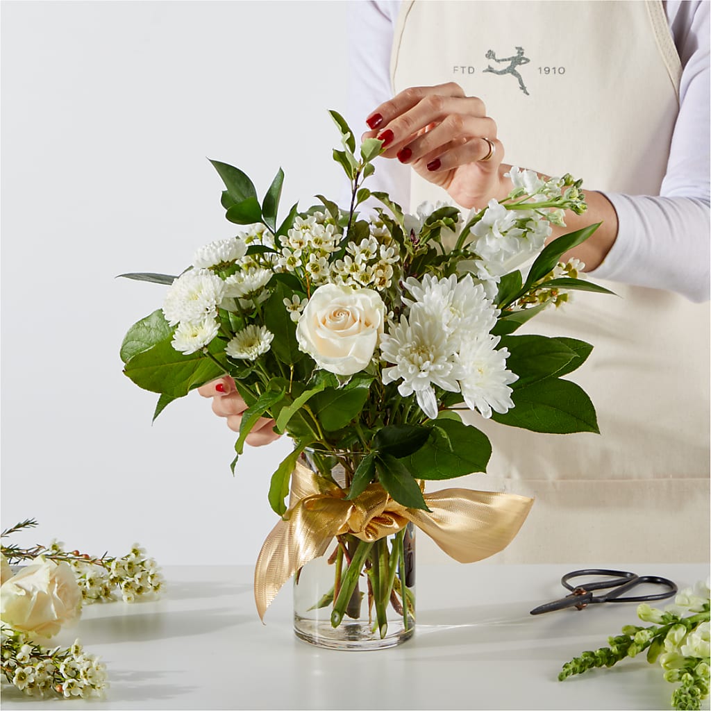 New Beginnings – A Florist Original –  Luxe Arrangements, Agawam MA