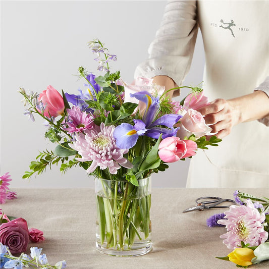 Pastel Tradition - A Florist Original –  Luxe Arrangements, Agawam MA