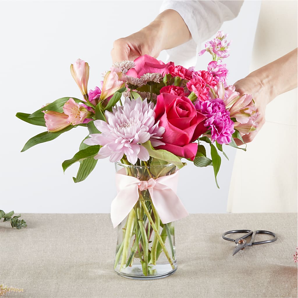 Pink Ribbon - A Florist Original –  Luxe Arrangements, Agawam MA