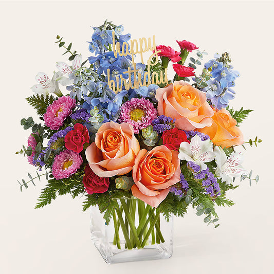 Birthday Bash Bouquet –  Luxe Arrangements, Agawam MA