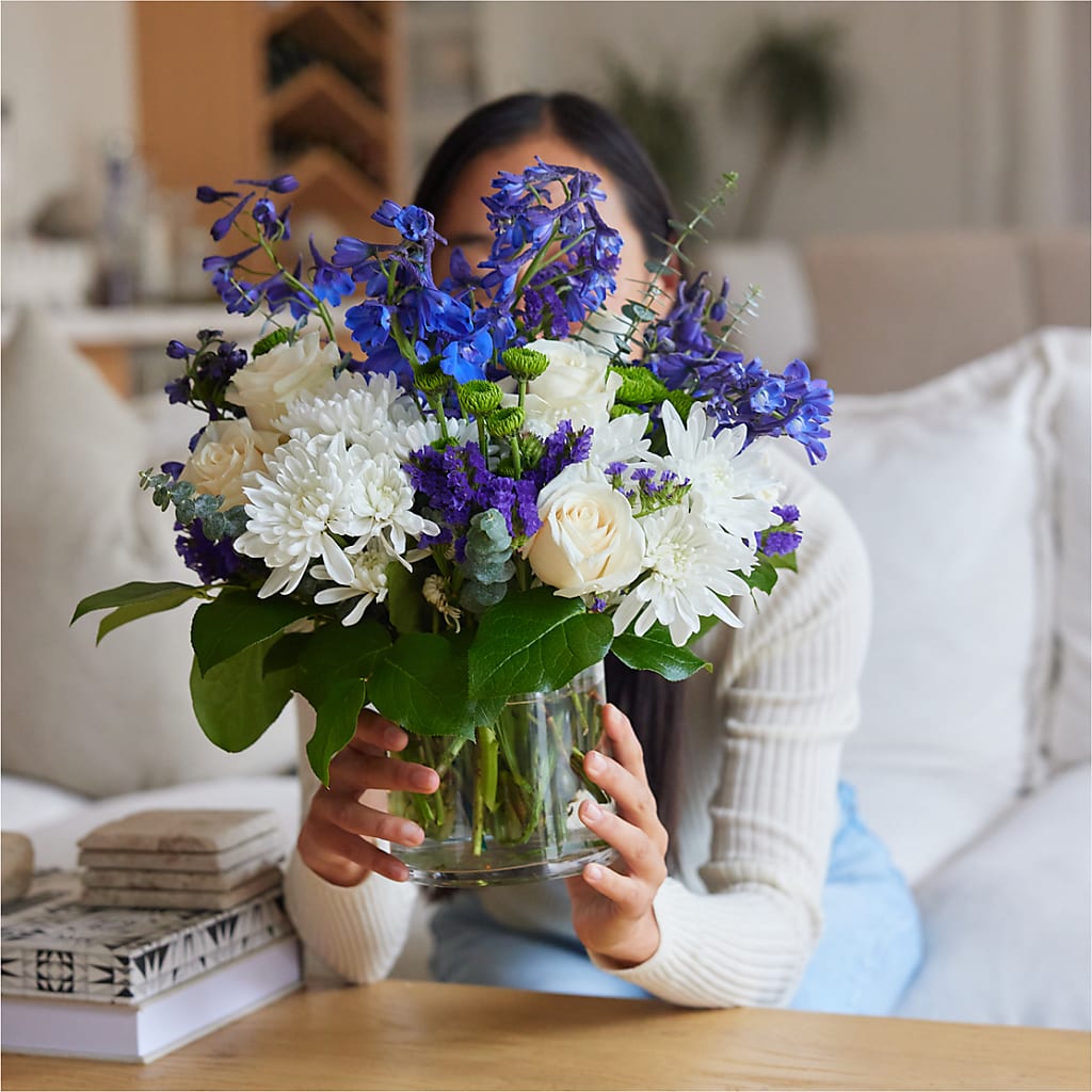 Cerulean Waves Bouquet –  Luxe Arrangements, Agawam MA