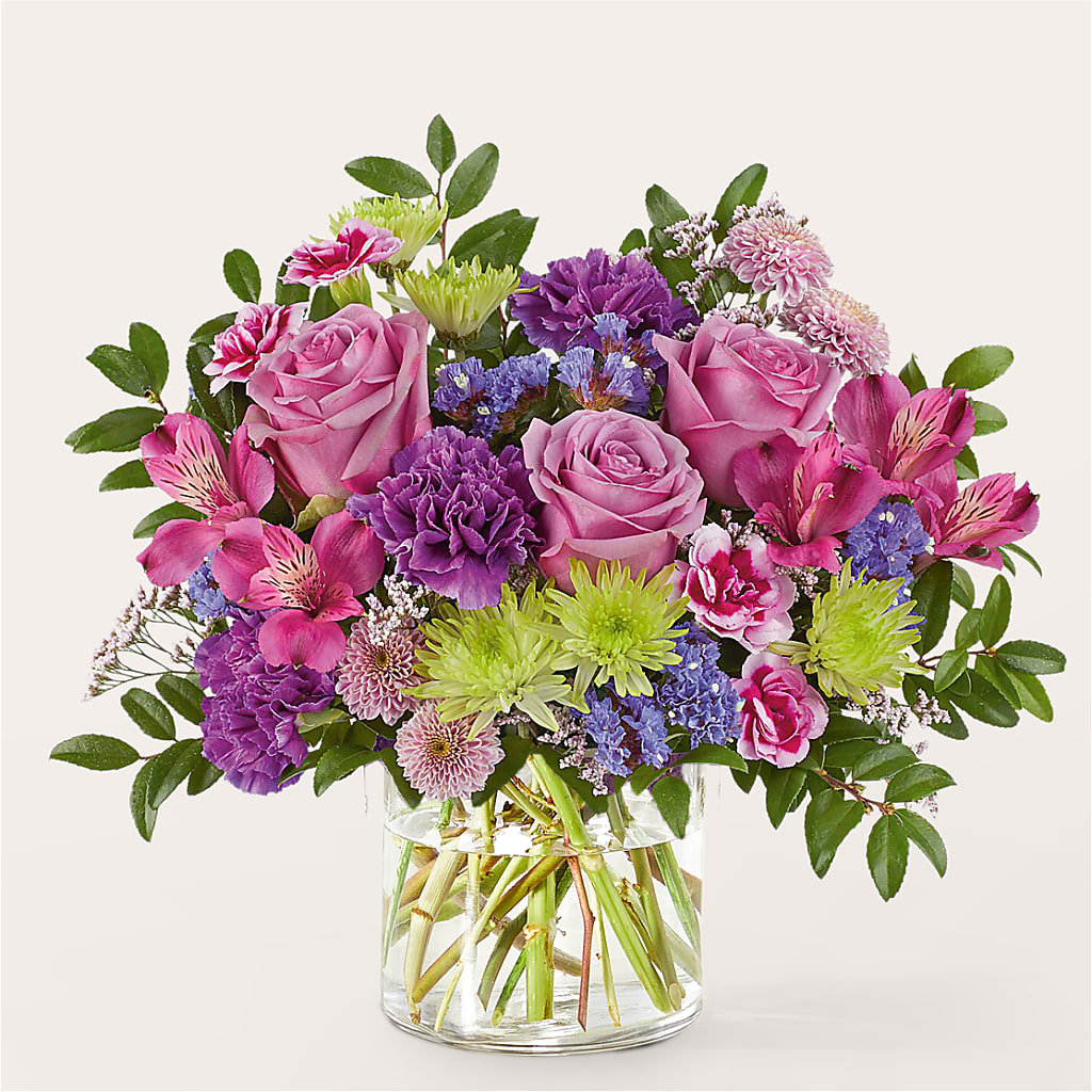 Glass Half Full Bouquet –  Luxe Arrangements, Agawam MA