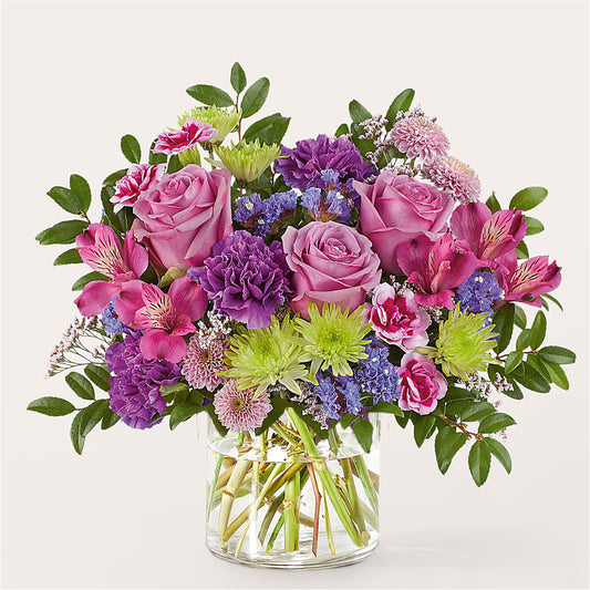 Glass Half Full Bouquet –  Luxe Arrangements, Agawam MA