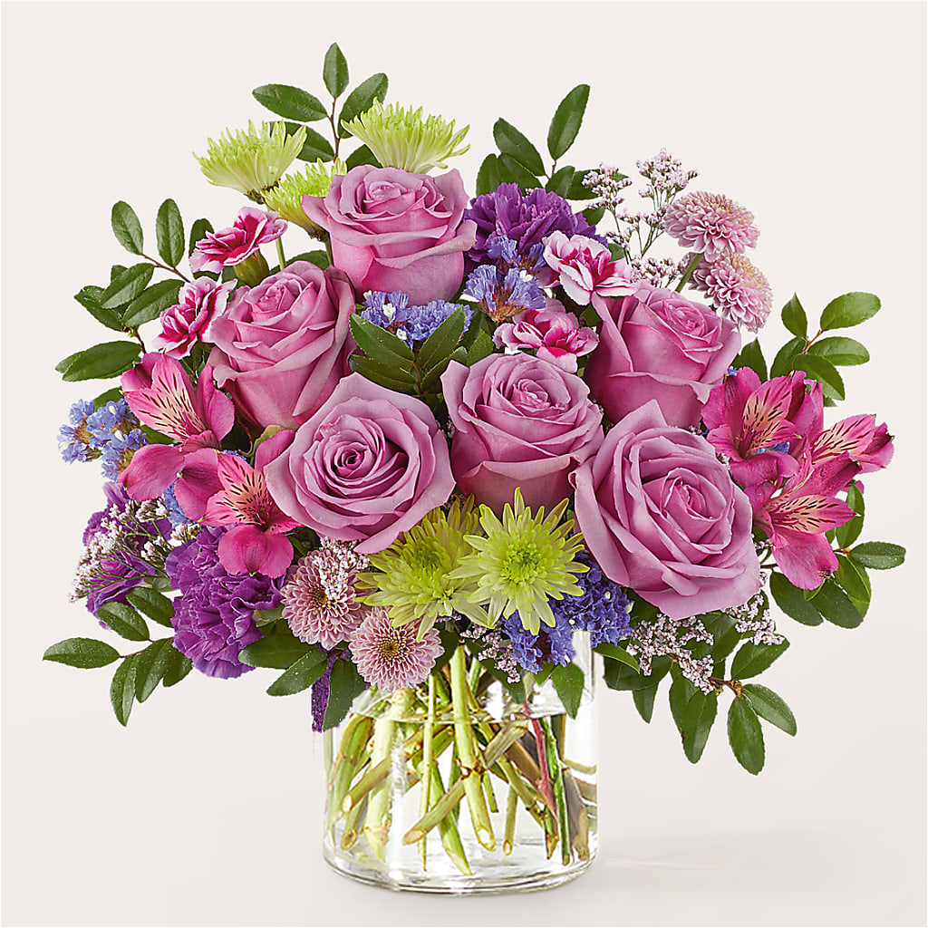 Glass Half Full Bouquet –  Luxe Arrangements, Agawam MA