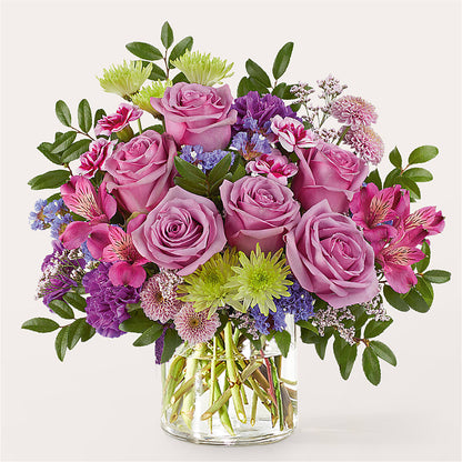 Glass Half Full Bouquet –  Luxe Arrangements, Agawam MA