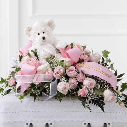 Touch of Sympathy Casket Spray –  Luxe Arrangements, Agawam MA