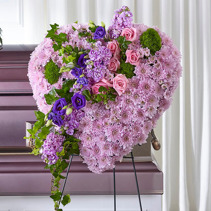 Treasured Love Standing Heart –  Luxe Arrangements, Agawam MA