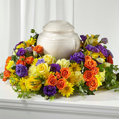 Blossoms of Remembrance Cremation Adornment –  Luxe Arrangements, Agawam MA