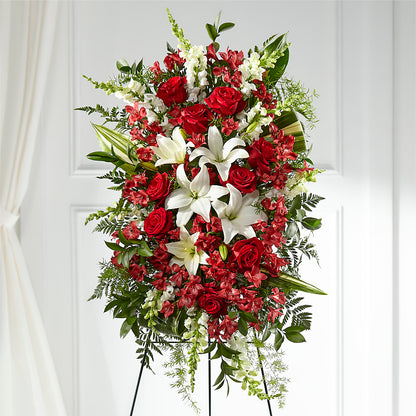 Everlasting Memory Standing Spray –  Luxe Arrangements, Agawam MA