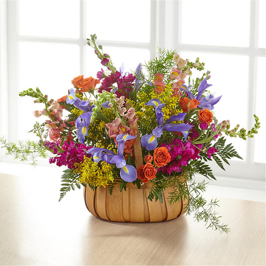 Garden of Life Basket –  Luxe Arrangements, Agawam MA