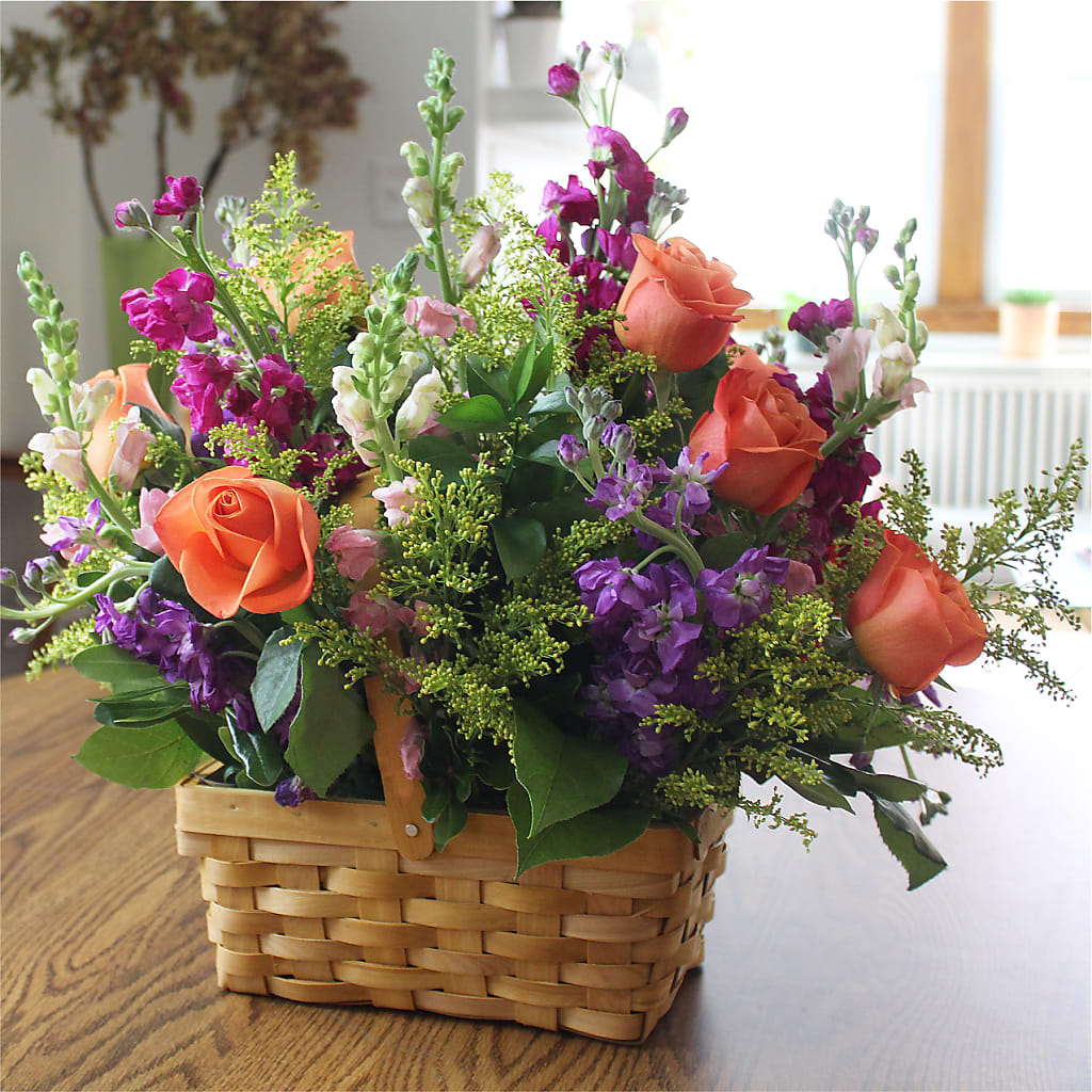 Garden of Life Basket –  Luxe Arrangements, Agawam MA