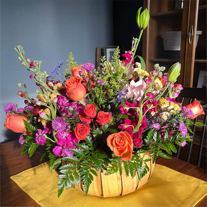 Garden of Life Basket –  Luxe Arrangements, Agawam MA