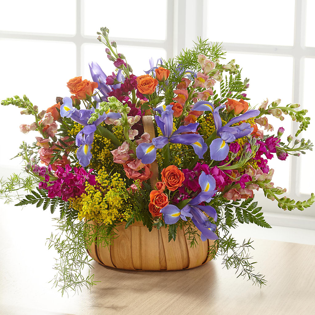 Garden of Life Basket –  Luxe Arrangements, Agawam MA
