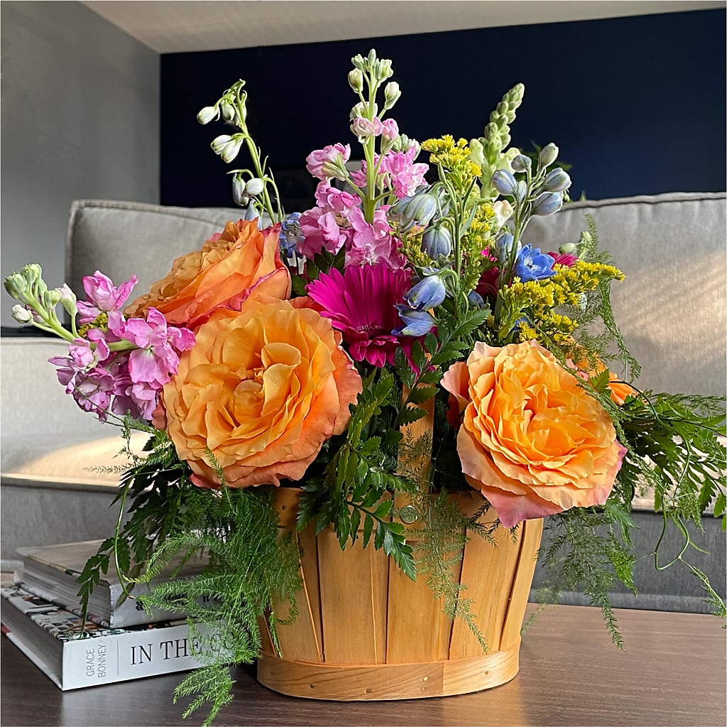 Garden of Life Basket –  Luxe Arrangements, Agawam MA