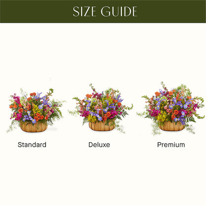 Garden of Life Basket –  Luxe Arrangements, Agawam MA