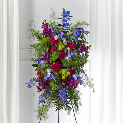 Heavenly Skies Standing Spray –  Luxe Arrangements, Agawam MA