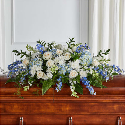 Timeless Essence Casket Spray –  Luxe Arrangements, Agawam MA