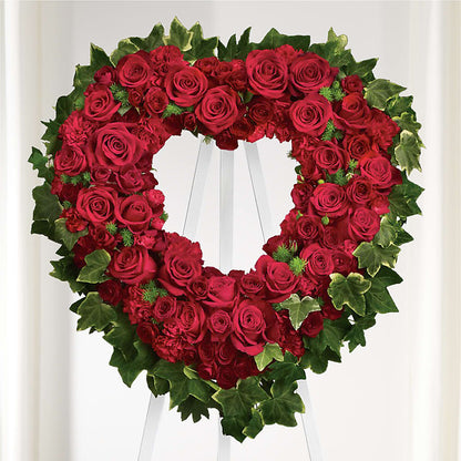 Wholehearted Standing Spray –  Luxe Arrangements, Agawam MA