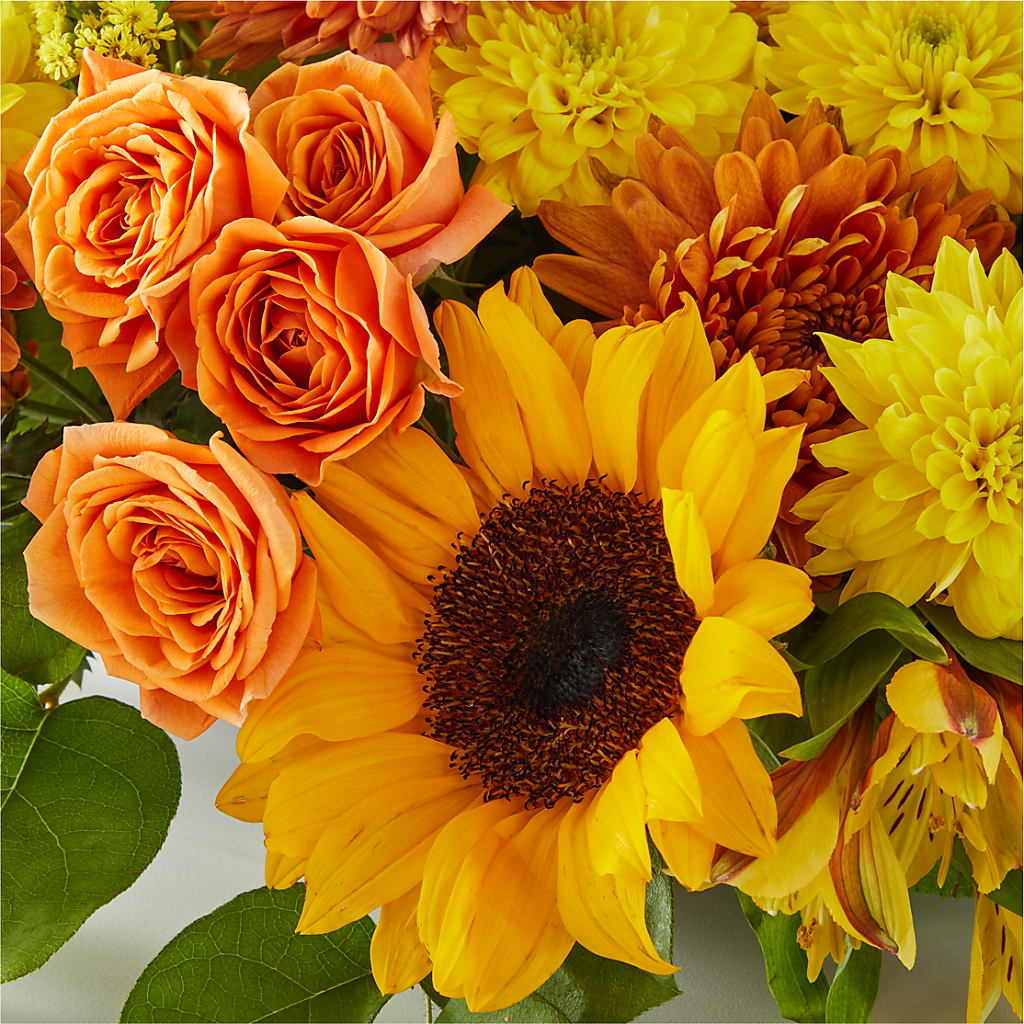 Autumn Harmony Centerpiece –  Luxe Arrangements, Agawam MA
