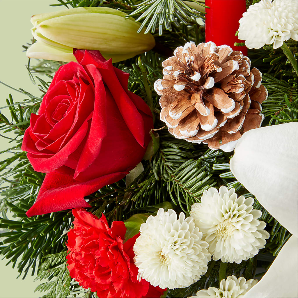 Seasonal Festivities Centerpiece –  Luxe Arrangements, Agawam MA