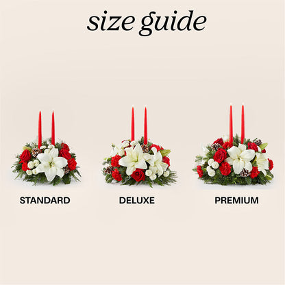 Seasonal Festivities Centerpiece –  Luxe Arrangements, Agawam MA