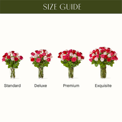 Charming Rose Bouquet –  Luxe Arrangements, Agawam MA
