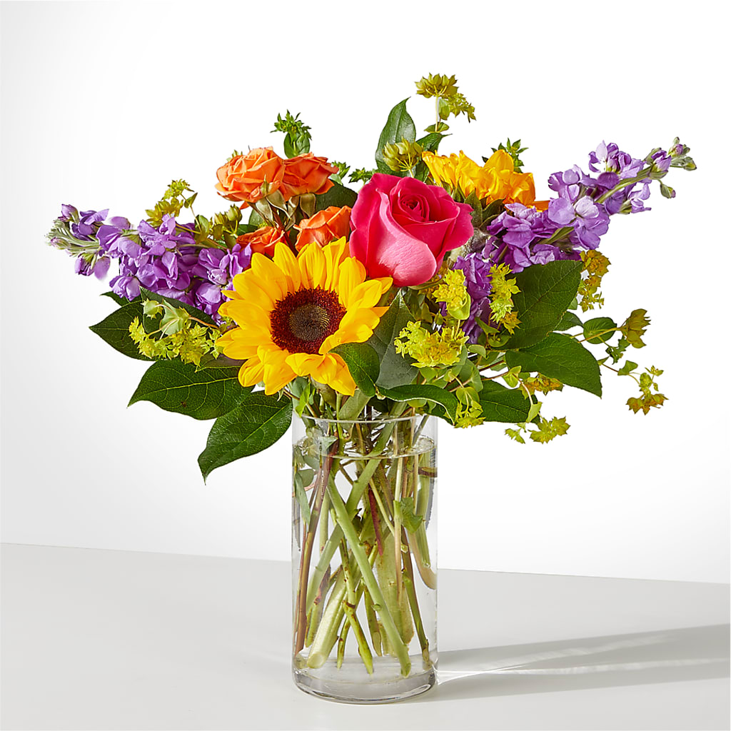 Vibrant Greetings Bouquet –  Luxe Arrangements, Agawam MA