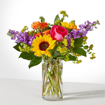 Vibrant Greetings Bouquet –  Luxe Arrangements, Agawam MA