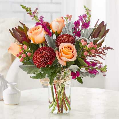 Moody Hues Bouquet –  Luxe Arrangements, Agawam MA