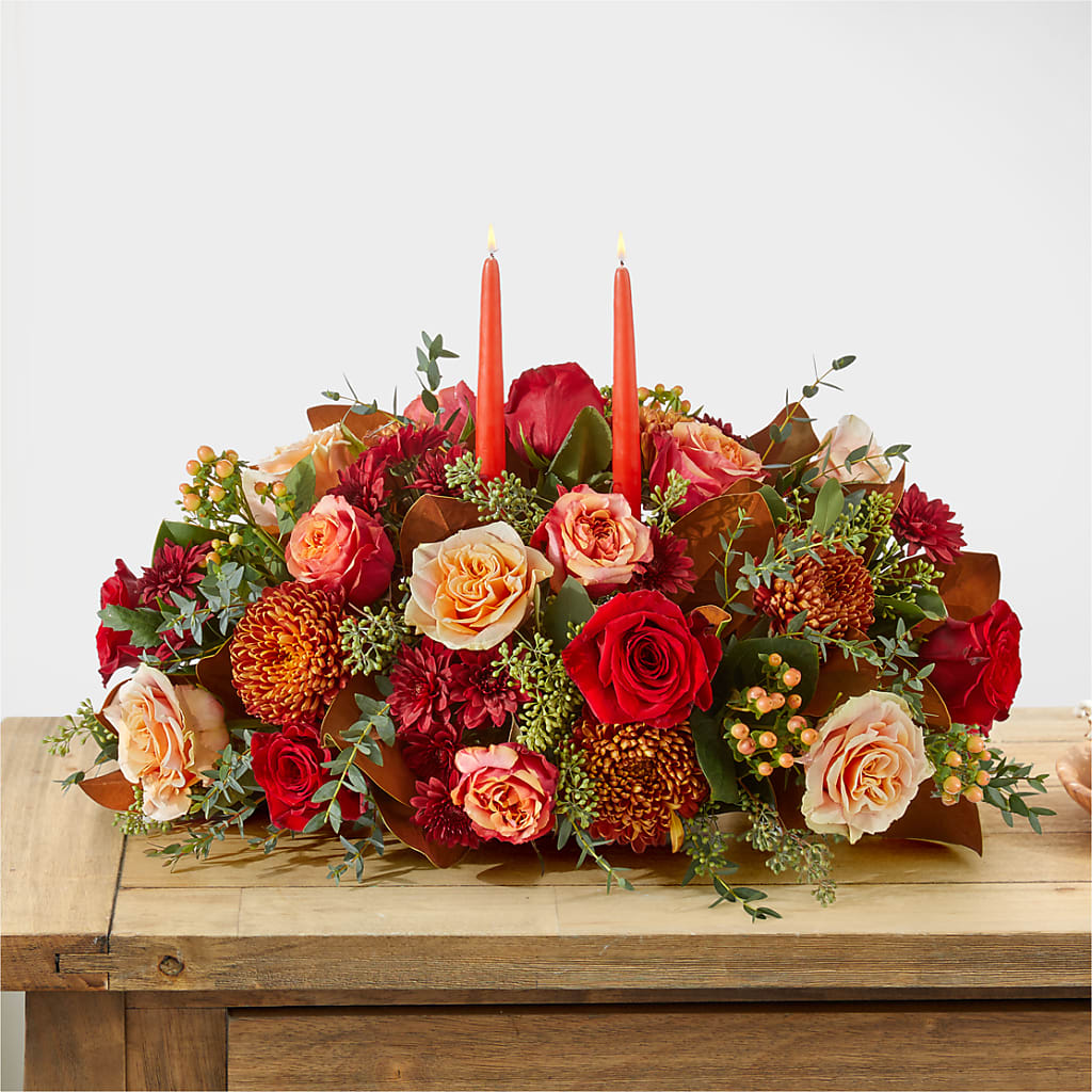 Gather Near Centerpiece –  Luxe Arrangements, Agawam MA