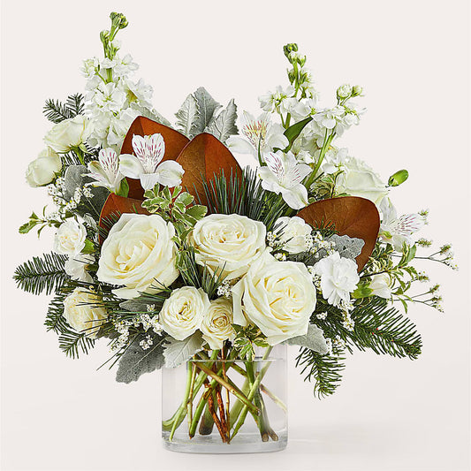Fresh Snowfall Bouquet –  Luxe Arrangements, Agawam MA