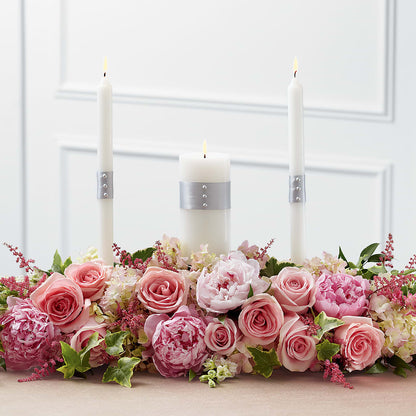 Worldwide Romance Unity Candle Arrangement –  Luxe Arrangements, Agawam MA