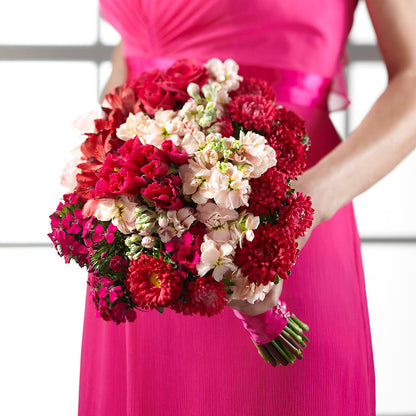 Pink Effervescence Bouquet –  Luxe Arrangements, Agawam MA