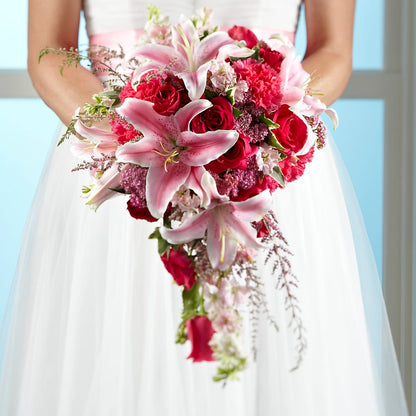 Lily & Rose Bouquet –  Luxe Arrangements, Agawam MA