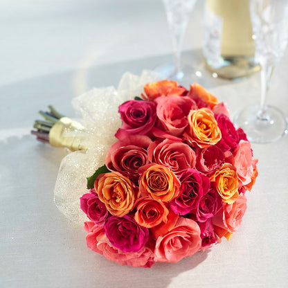 Sweet Roses Bouquet –  Luxe Arrangements, Agawam MA