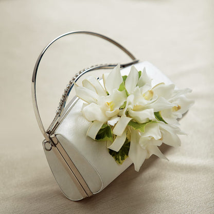 White Purse Decor –  Luxe Arrangements, Agawam MA